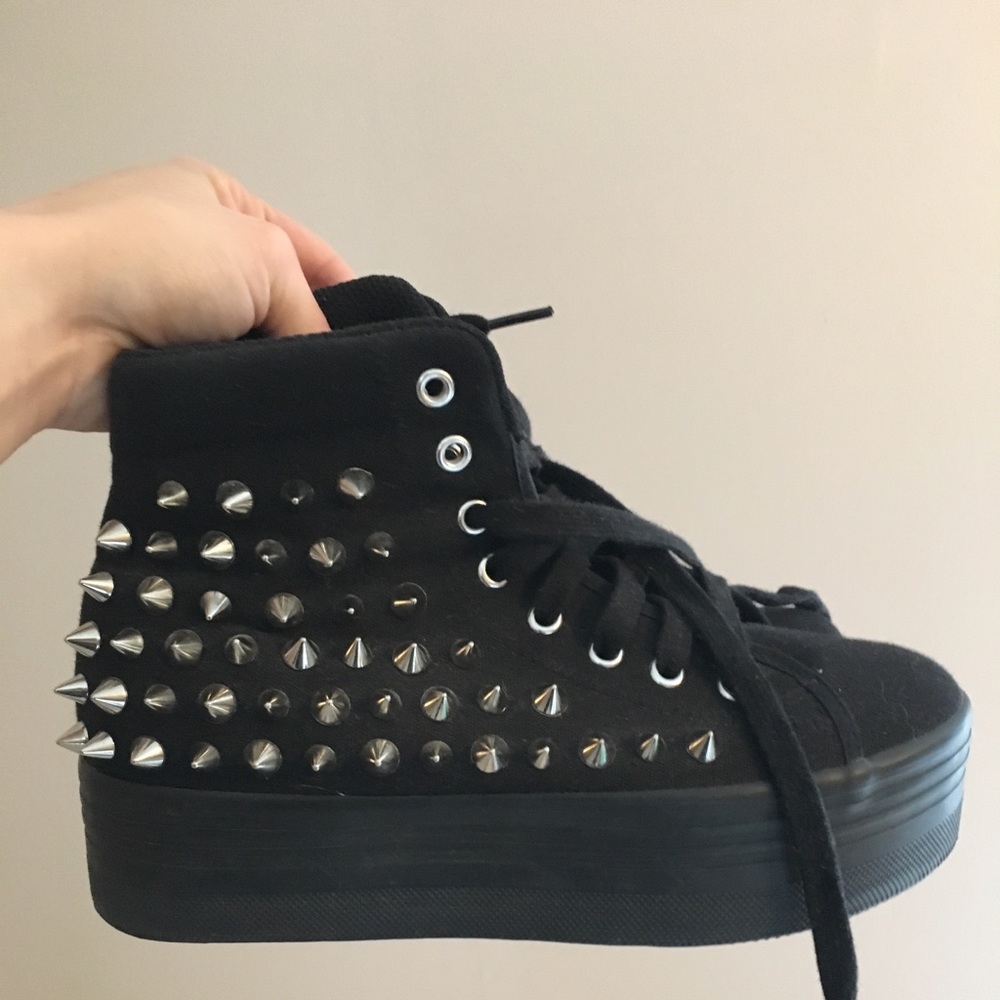 Jeffrey Campbell Studded Platform Sneakers